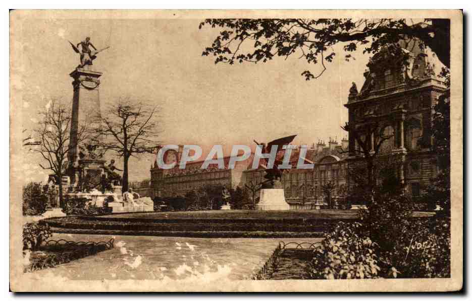 CPA Paris En Flanant Jardin Des Tuileries Pavillon De Rohan