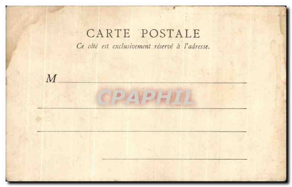 CPA Toulon Les Cariatides De Puget Hotel de ville  — Verso