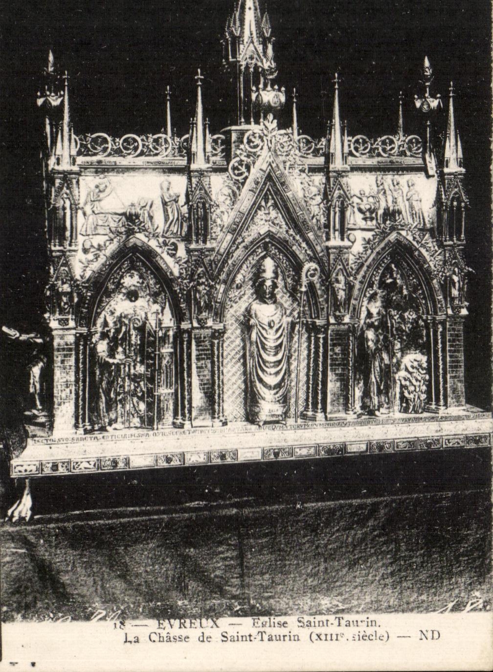 Evreux — Église Saint-Taurin — La Châsse de Saint-Taurin (XIIIe siècle) — ND