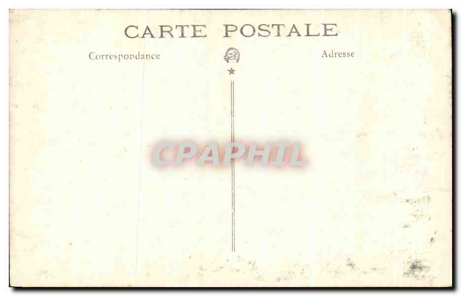 CARTE PHOTO Eglise  — Rückseite