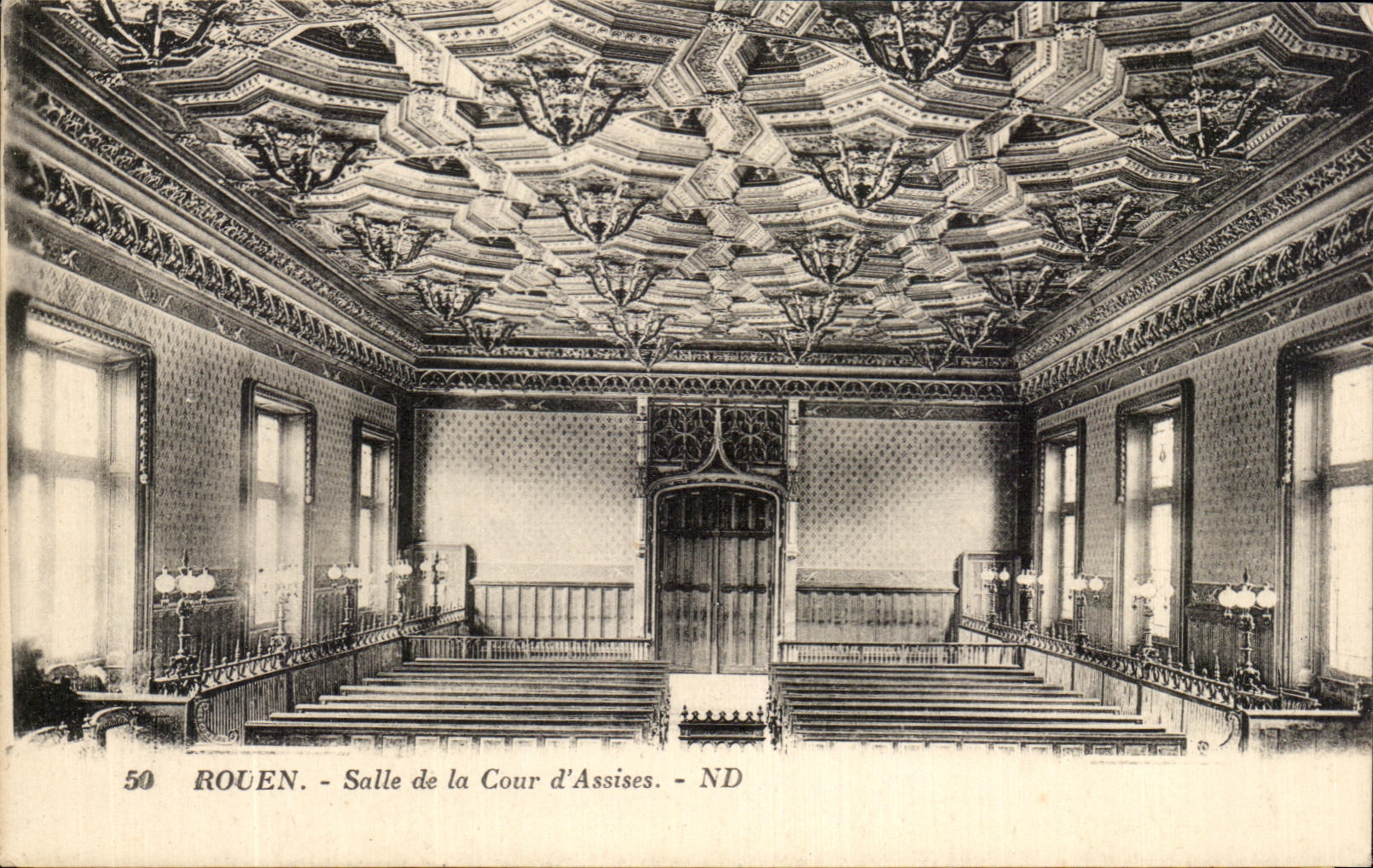 CPA Rouen Salle de la Cour d'Assises