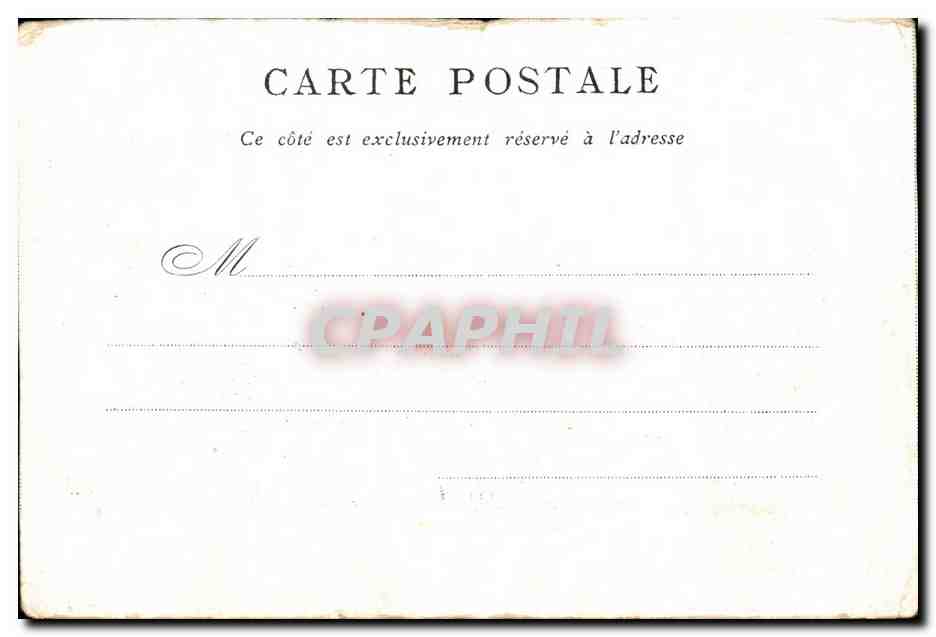 CPA Palais De Justice Bon Marche Paris  — Verso