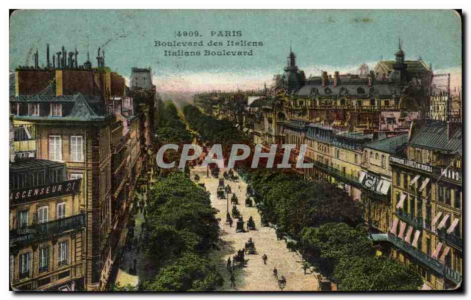 CPA Paris Boulevand des Italiens