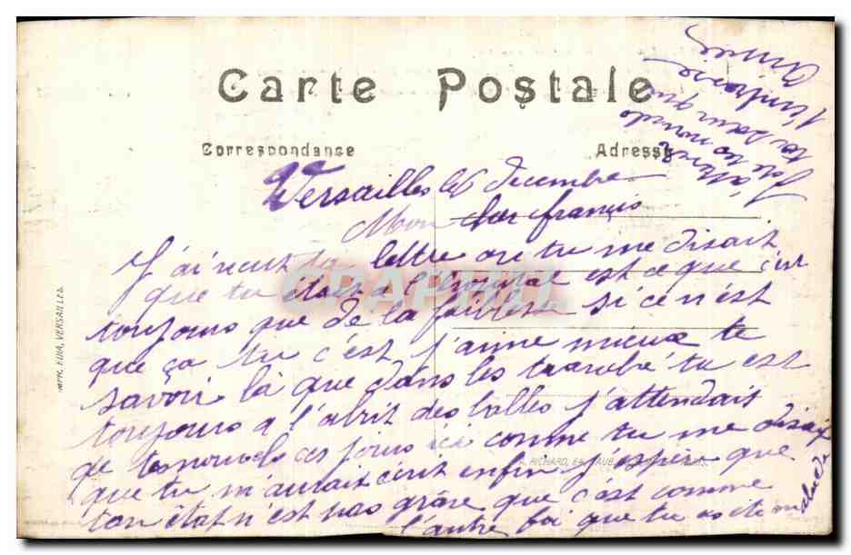 CPA La grande Guerre Arras Aspect de la Petite Place et de l'Hotel de Ville apres le Bombardement Militaria — Rückseite