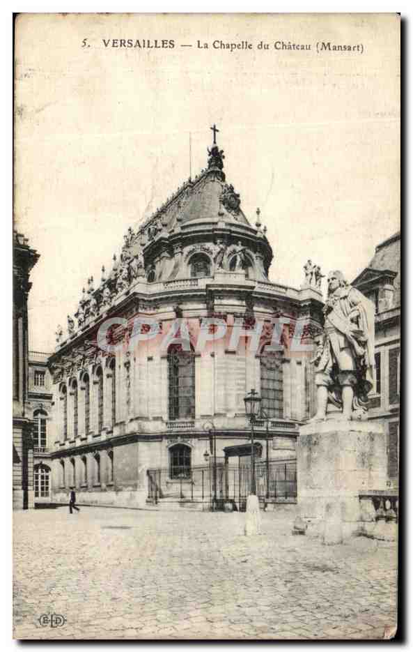 CPA Versailles La Chapelle du Chateau