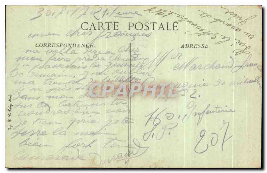 CPA L'Auvergne Pittoresque Riom Le Chateau d'Eau — Rückseite
