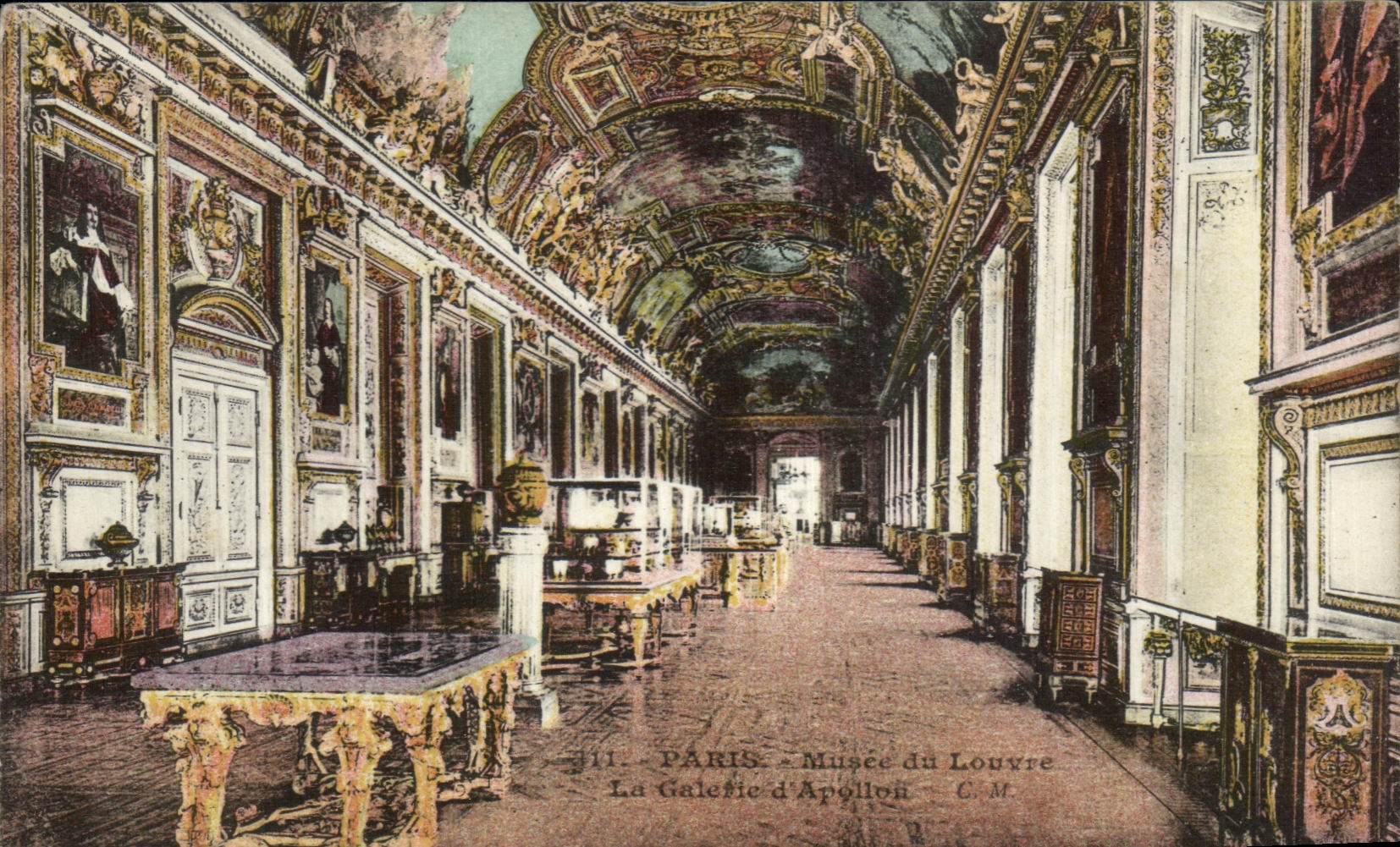 CPA Paris Muse du Louvre La Gale d'Apollon