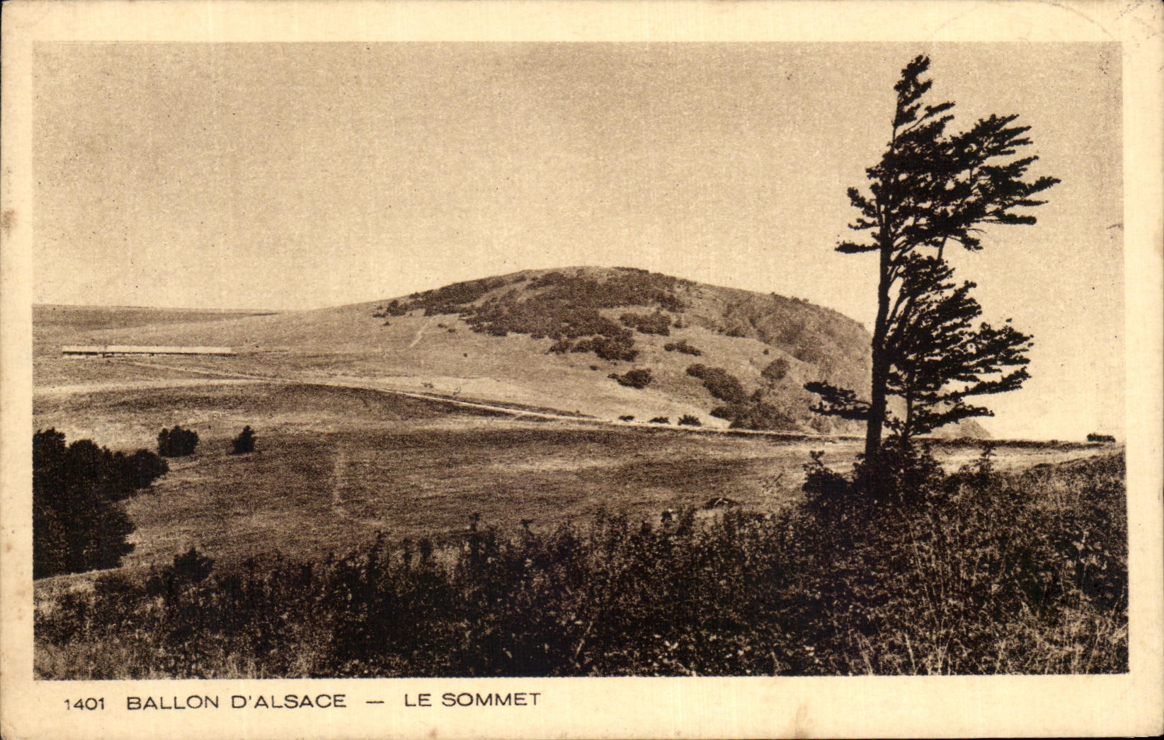Ballon d'Alsace — Le Sommet — éditeur Braun & Cie, n° 1401