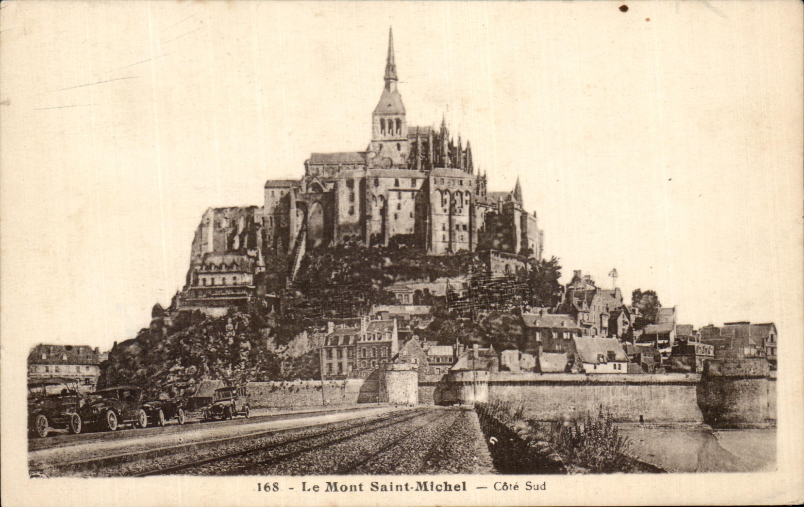 CPA Le Mont Saint Michel Cote Sud