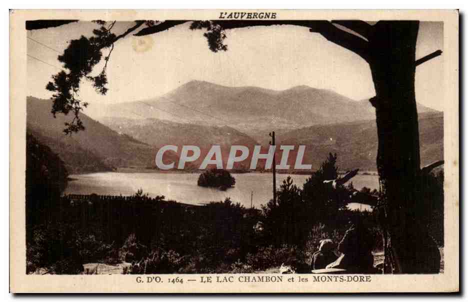 CPA Le Lac Chambon et les Monts Dore