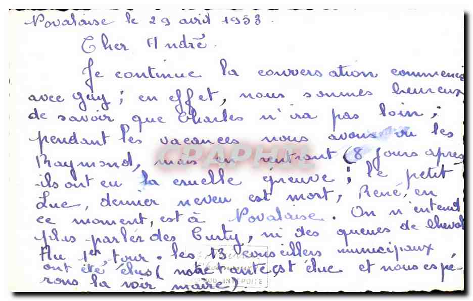 Mont Blanc — vue avec cabane alpine — éditeur inconnu, n° de série non visible — Verso