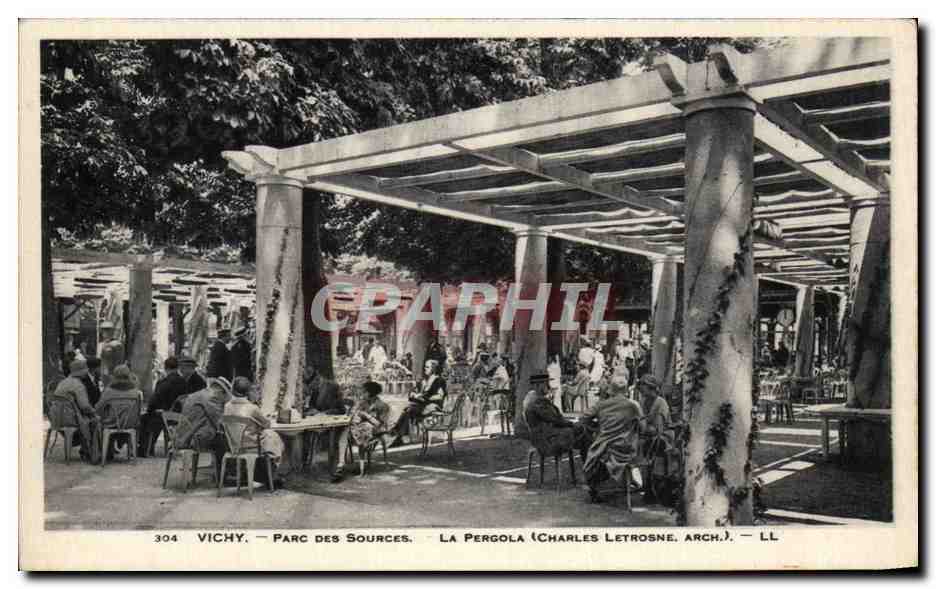 CPA Vichy Parc Des Sources La Pergola