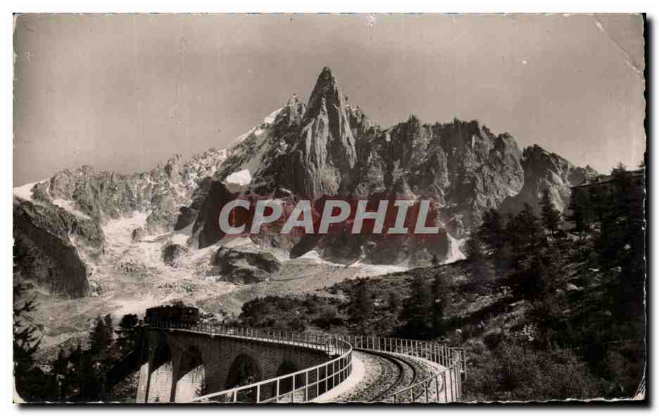 Viaduc du Montenvers et l'Aiguille du Drû — Chamonix-Mont-Blanc — Photo GAY-COUTTET (53)