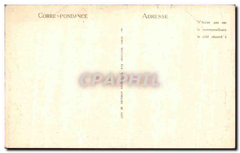 CPA Loches Chateau Royal et Tour Agnes Sorel — Rückseite