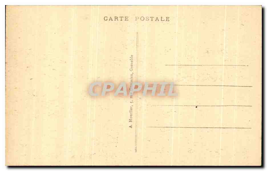CPA Pont En Royans Vieilles maisons sur la Bourne — Verso