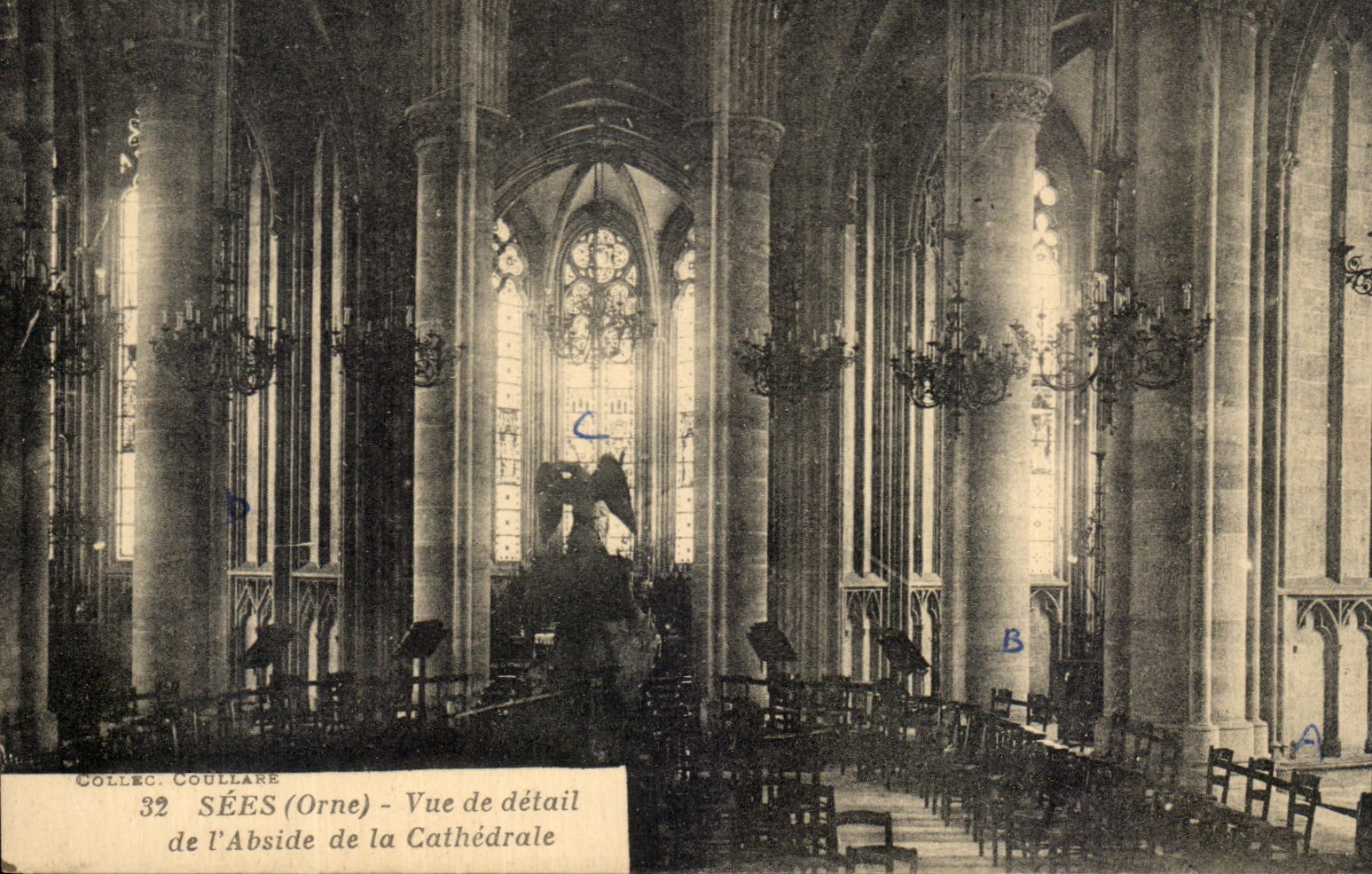 CPA Sees Vue de detail de l'Abside de la Cathedrale