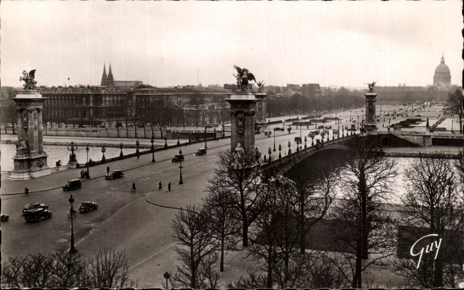CPA Paris Et Ses Merveilles Le Pont Alexandre III Et l'esplanade des Invalides