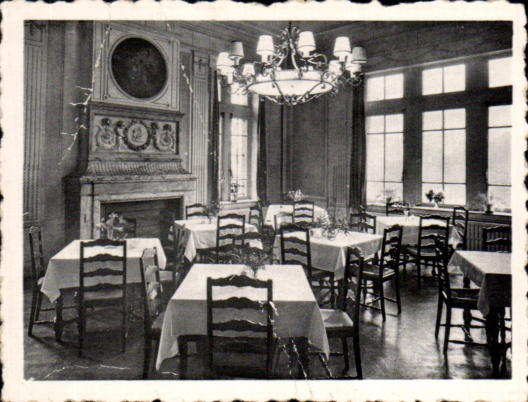 CPA Domaine de Septon Salle a Manger Ardenne belge