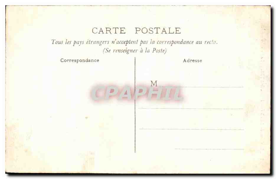 CPA Environs de Brest Plougastel Le Calvaire — Rückseite