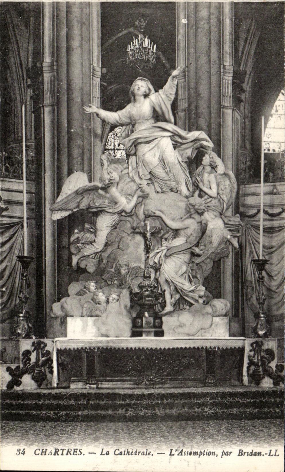 Chartres — La Cathédrale — L'Assomption, par Bridan.-LL