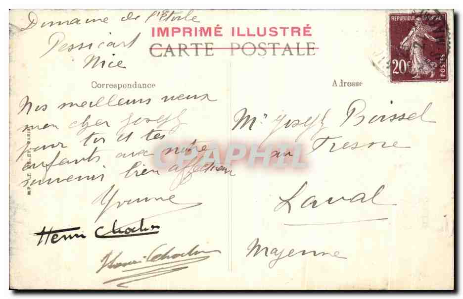 CPA Cote D'Azur Nice Promenade des anglais  — Rückseite