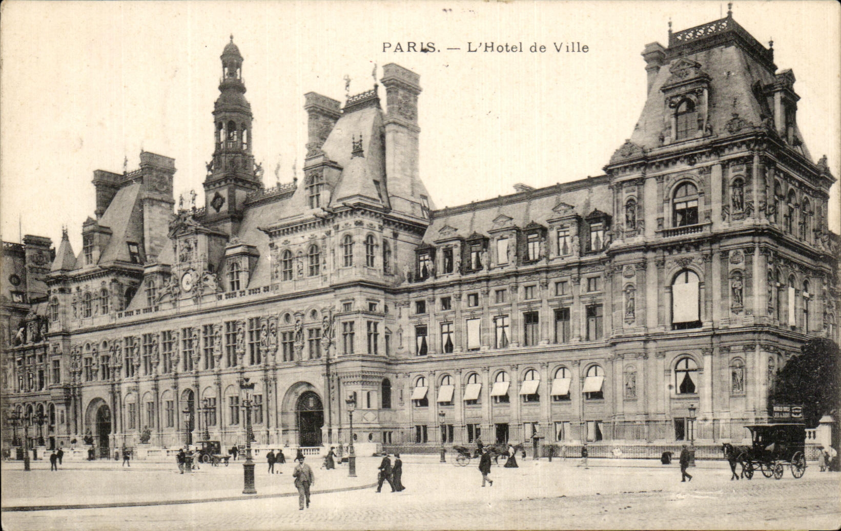 CPA Paris L'hotel De Ville