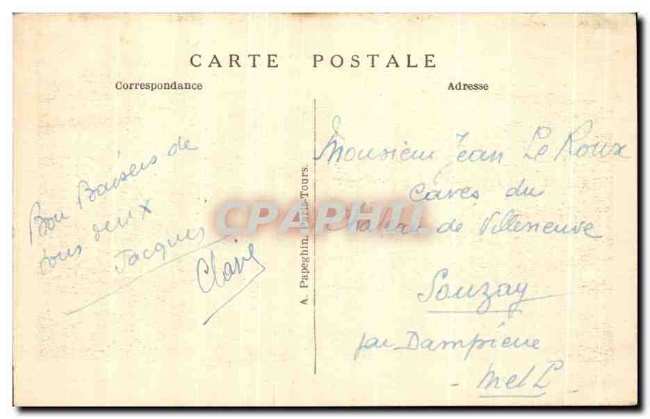 CPA Paris La Gare Du Nord ET Le Boulevard Denain  — Rückseite