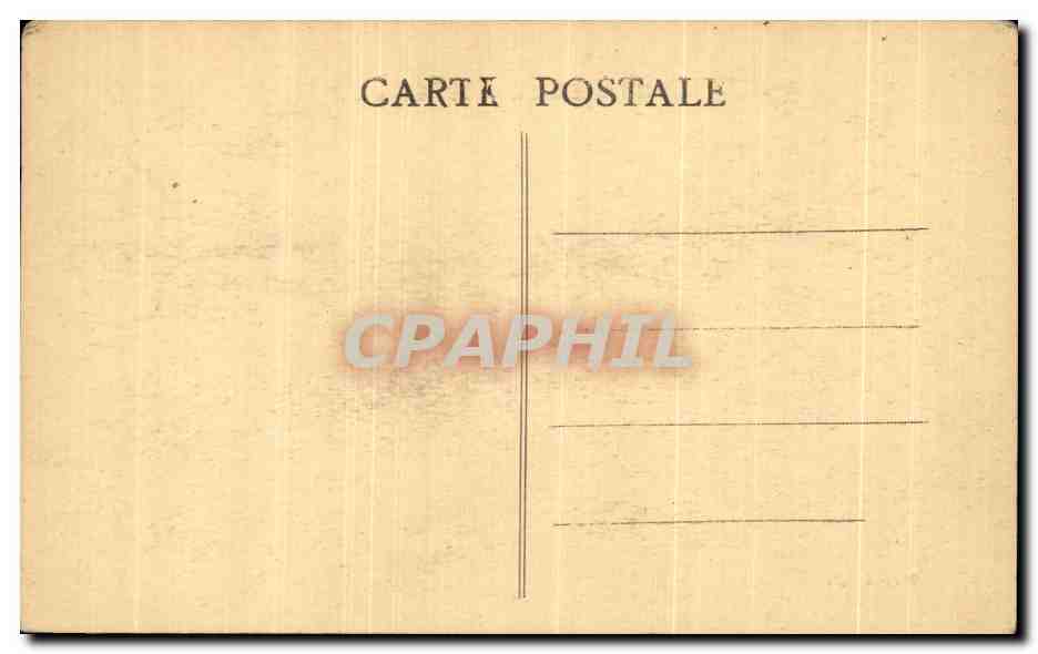 CPA Marseille Le Chateau d'if — Rückseite