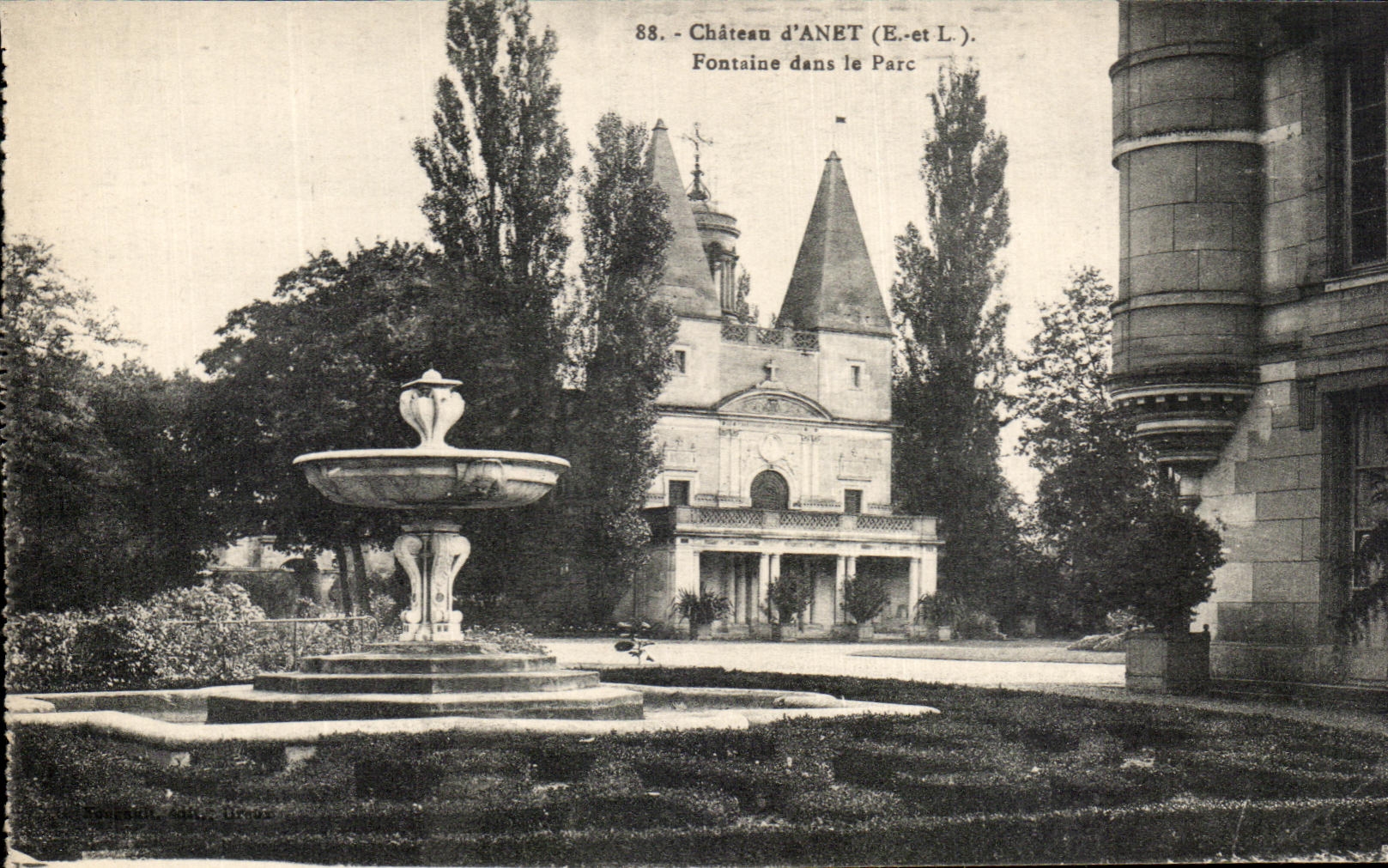 CPA Chateau d'Anet Fontaine dans le Parc