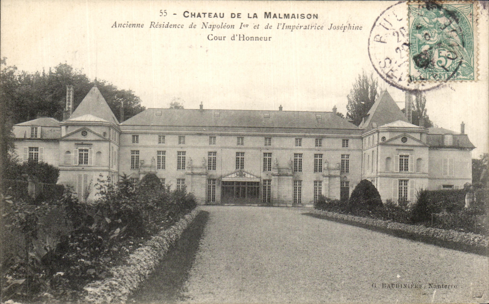 CPA Chateau de La Malmaison Ancienne residence de Napoleon 1er et de l'imperatrice Josephine 