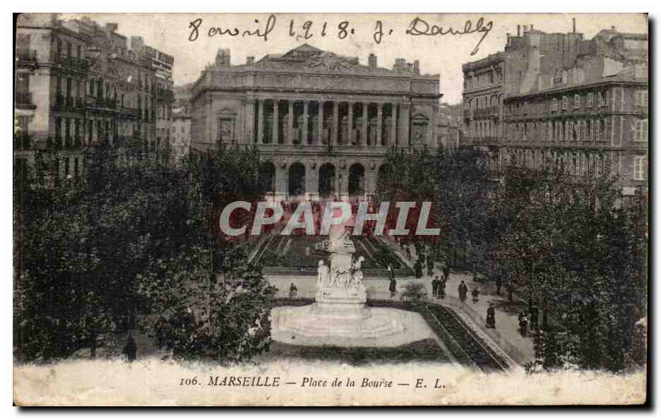 CPA Marseille Place de la Bourse
