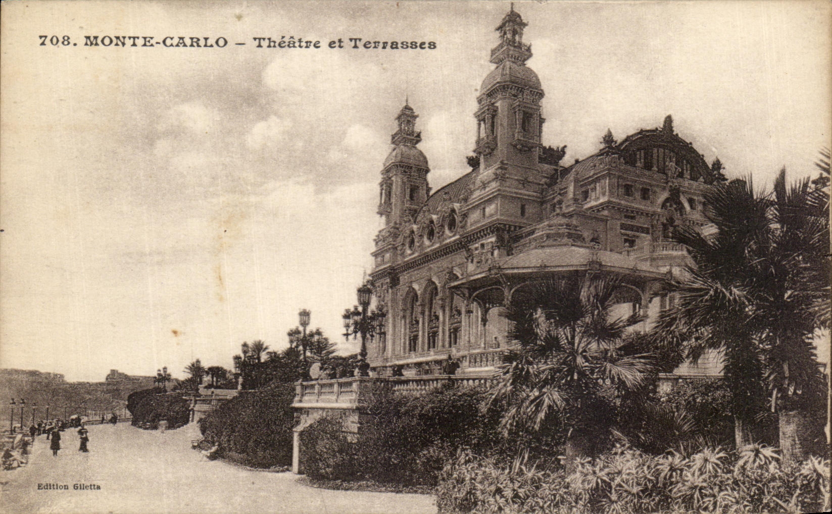 CPA Monte Carlo Theatre et Terrasses