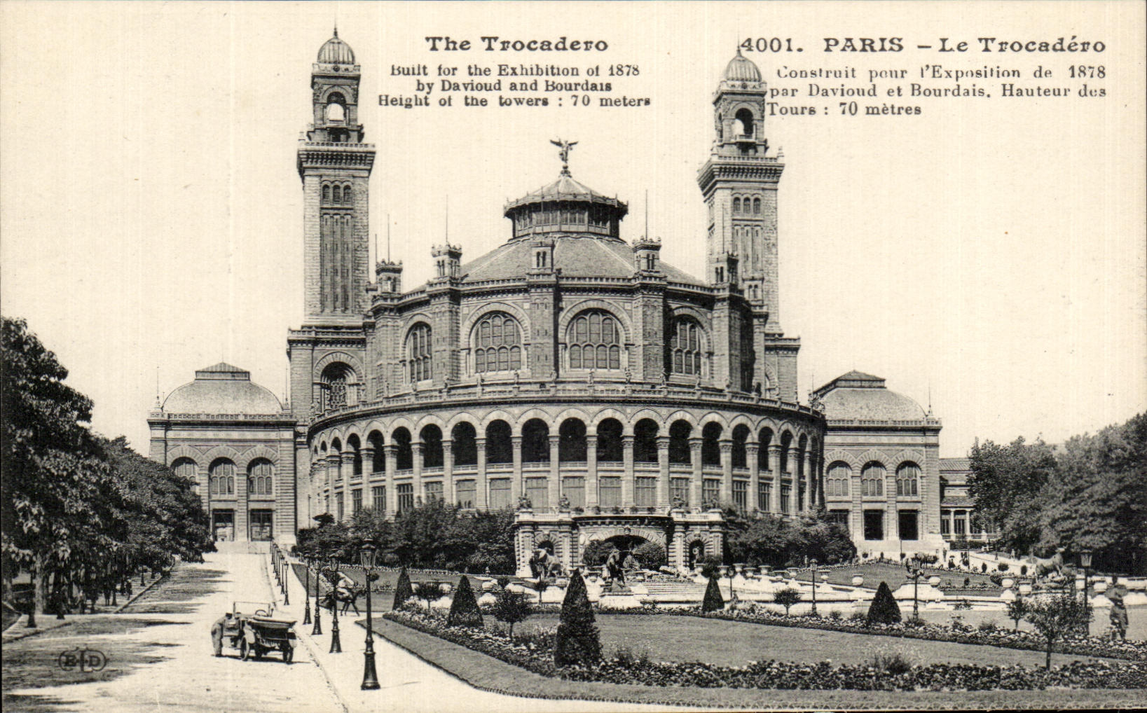 CPA Paris Le Trocadero