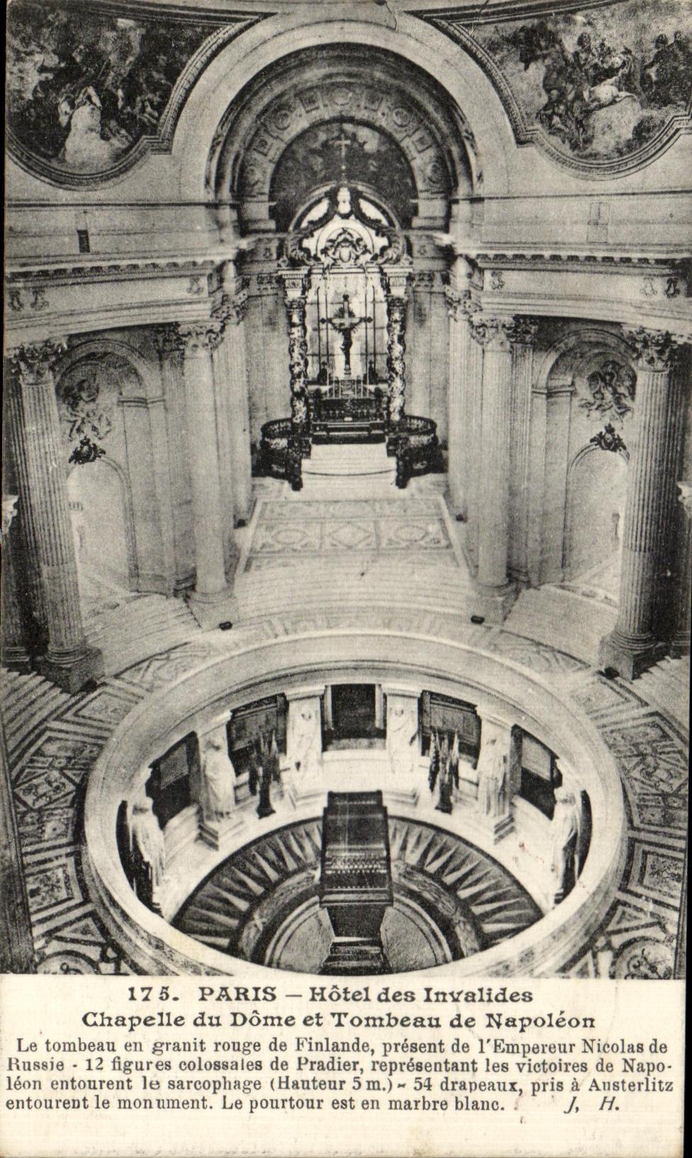 CPA Paris Hotel des Invalides Chapelle du Dome et Tombeau de Napoleon 1er