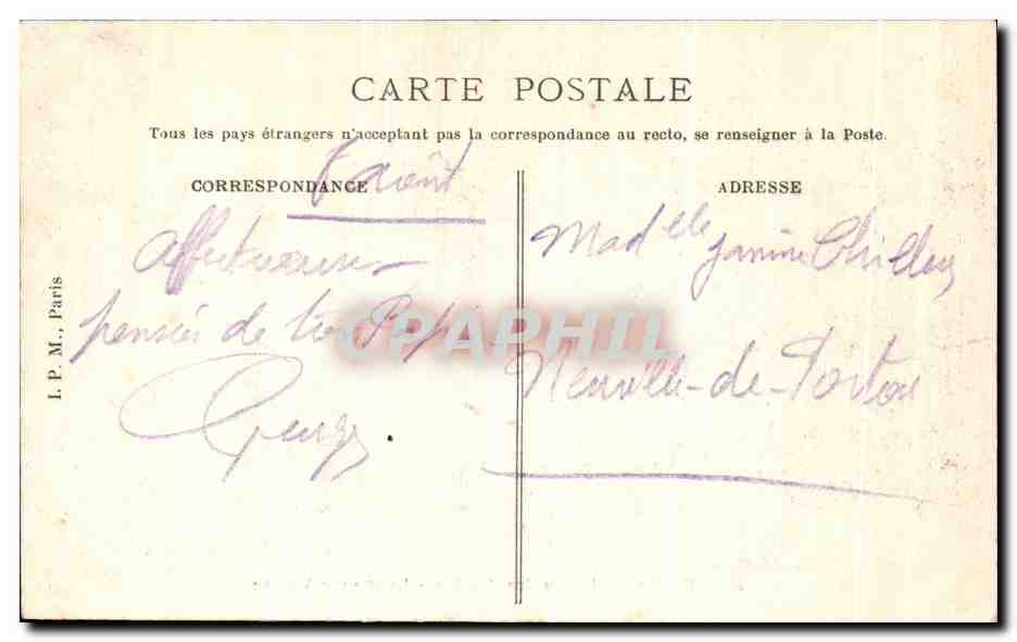 CPA Paris Jardin des Plantes La Grande Voliere — Rückseite