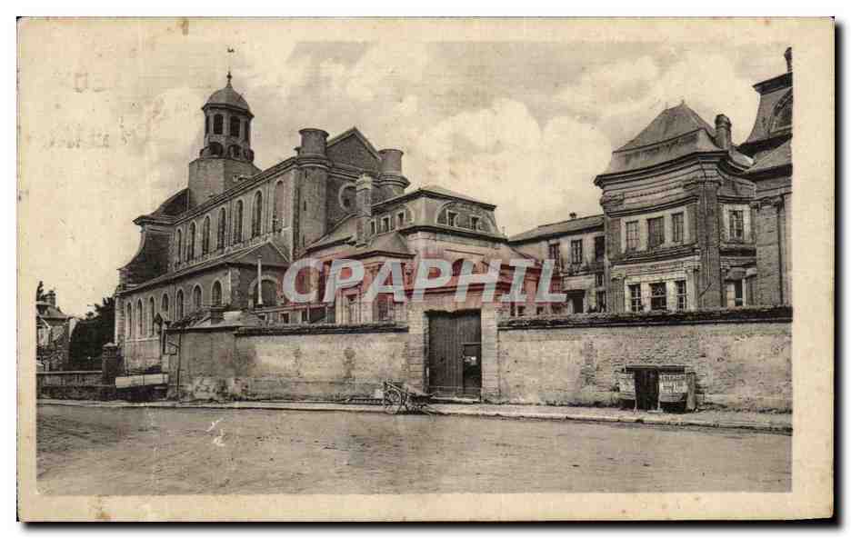 Église Saint-Desir et couvent des Ursulines — Lisieux — Carte postale