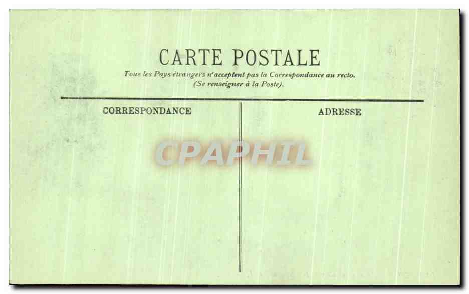 CPA Loches Vue Generale vers le Chateau Royal — Rückseite