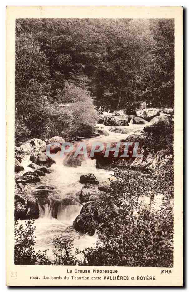 La Creuse Pittoresque — Les bords du Thaurion entre Vallières et Royère — MHA 1012