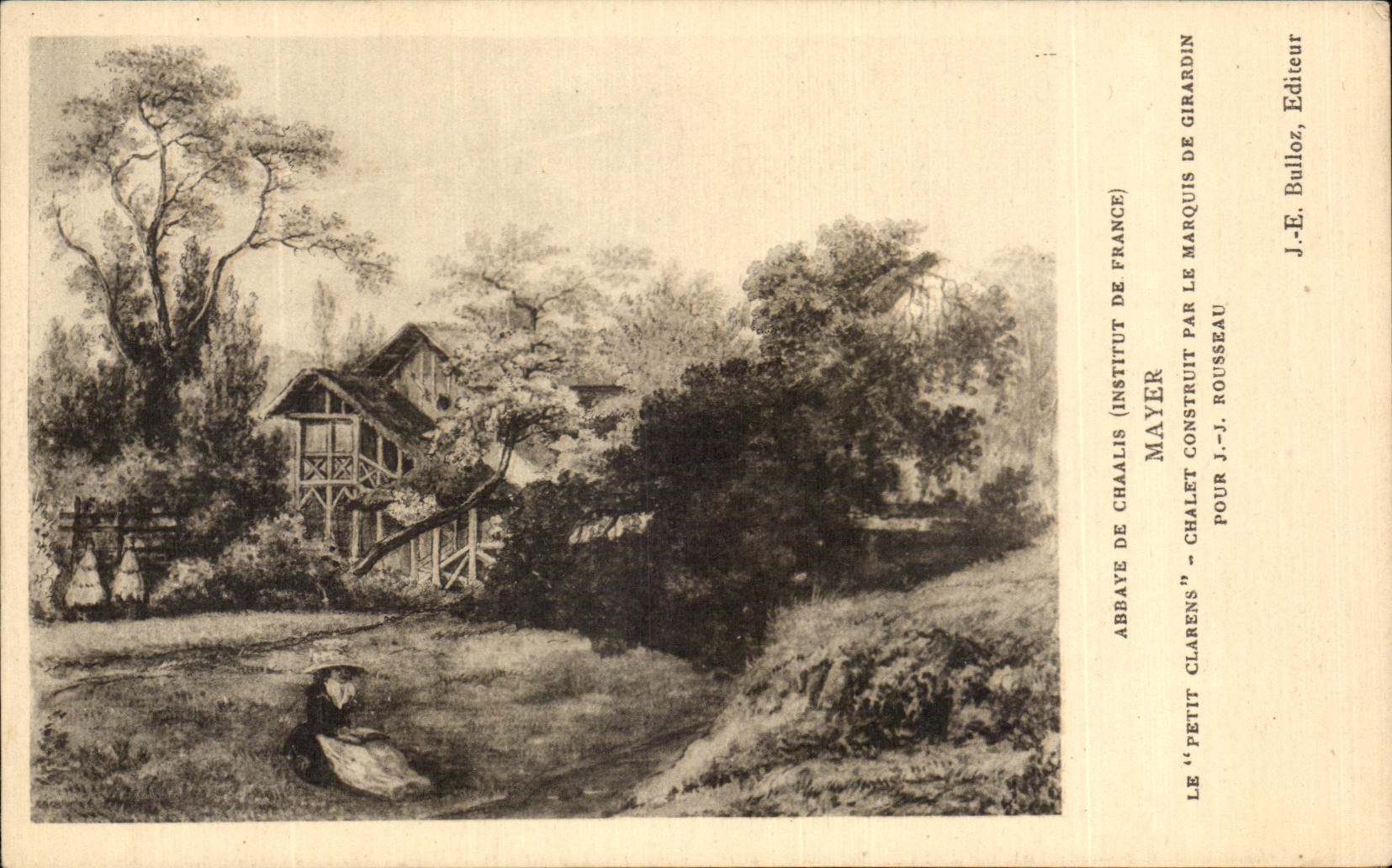 CPA Abbaye de Chaalis Mayer Le Petit Clarens Chalet Construit Par Le Marquis De Girardin 