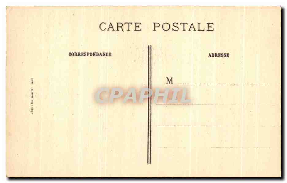 CPA Abbaye de Chaalis Mayer Le Petit Clarens Chalet Construit Par Le Marquis De Girardin  — Verso