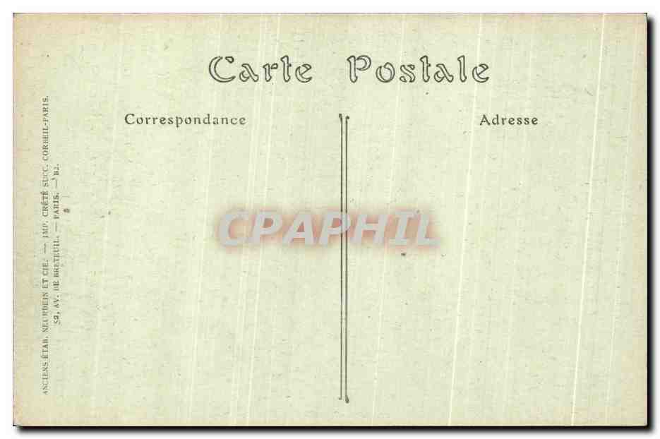 CPA Cite De Carcassonne Vue sur la Porte de Narbonne — Verso