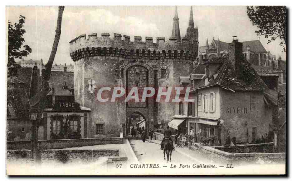 CPA Chartres La Porte Guillaume Buvette tabac