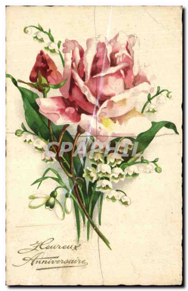CPA Fantaisie Fleurs 