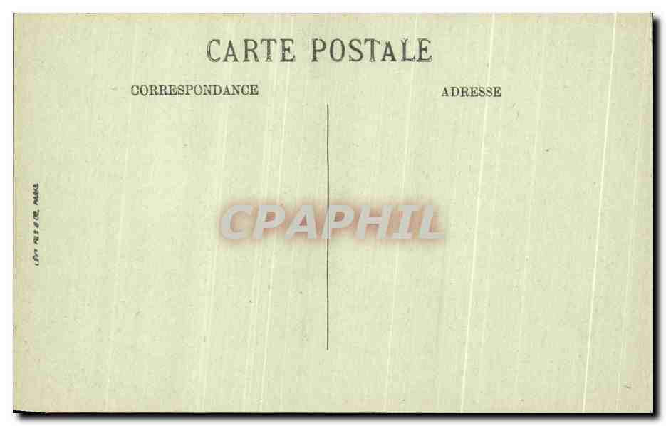 CPA Vichy La facade du Casino — Verso