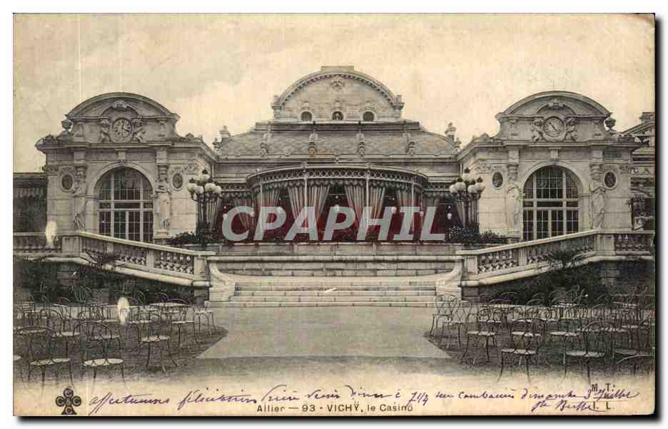 CPA Allier Vichy le Casino