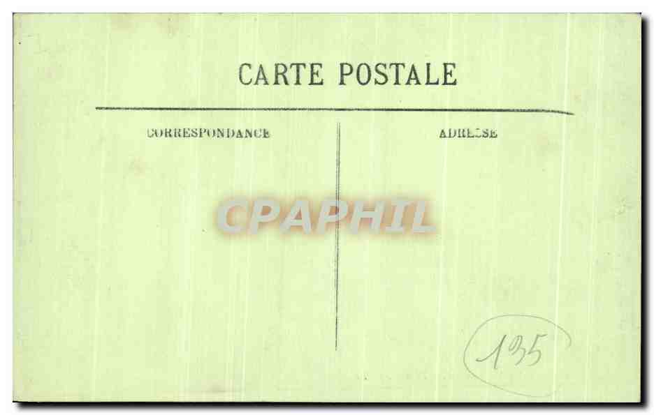 CPA Vichy Salle du Theatre — Verso