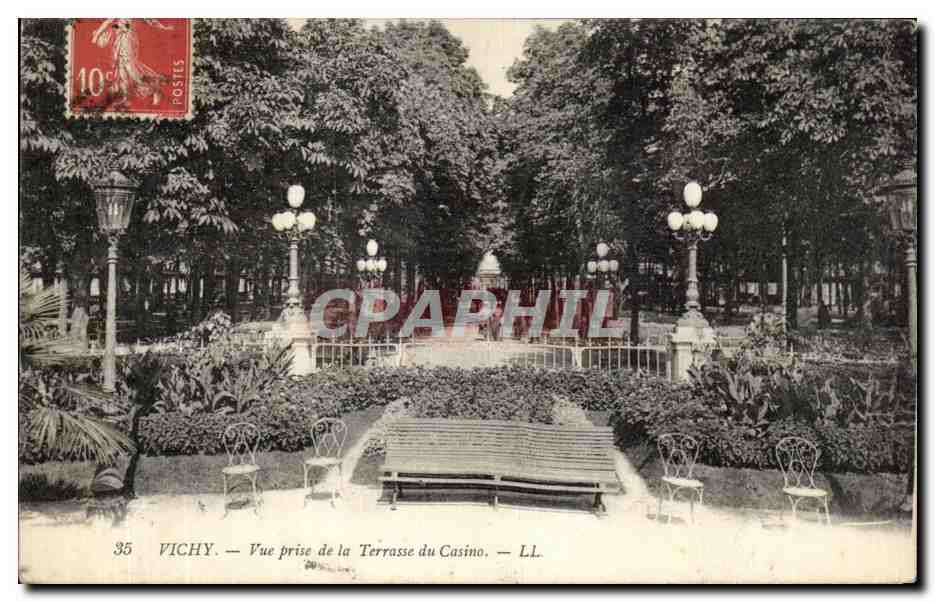 CPA Vichy Vue Prise de la Terrasse du Casino