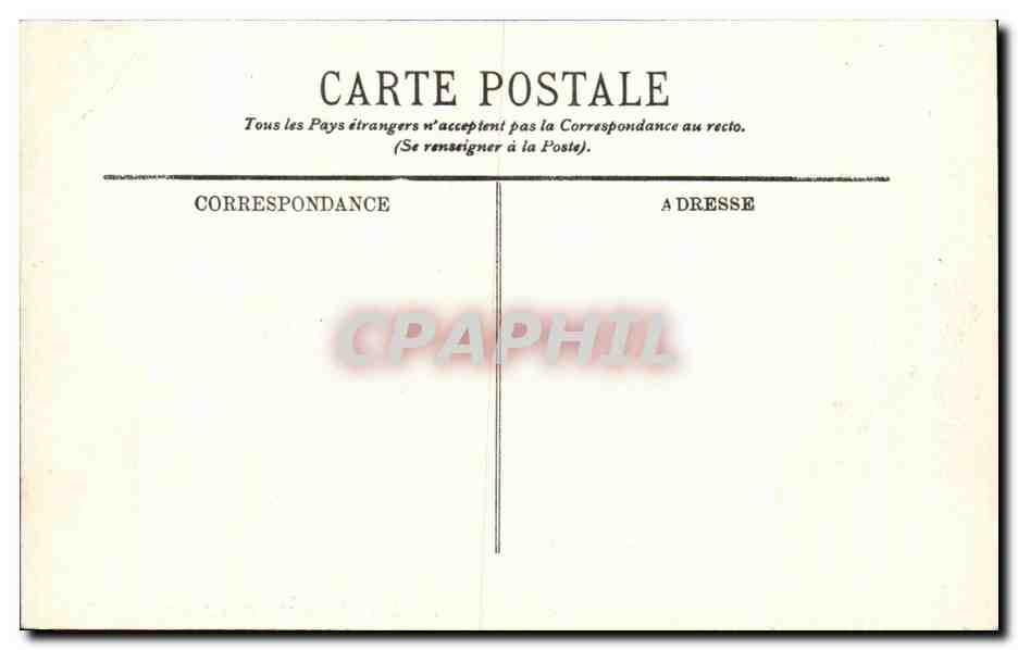 CPA Vichy Le Casino Un Coin de la Terrasse — Verso