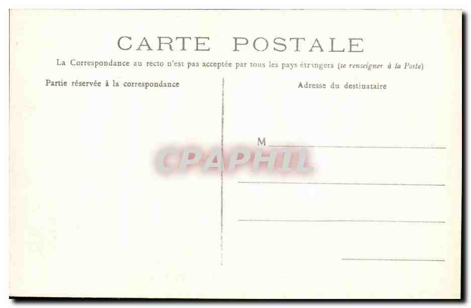 CPA Vichy Le Parc La Grande Allee — Verso