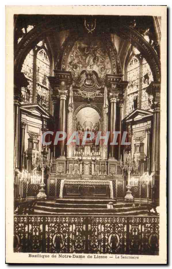 CPA Basilique de Notre Dame de Liesse Le Sanctuaire